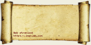 Javor Mališananin vizit kartica